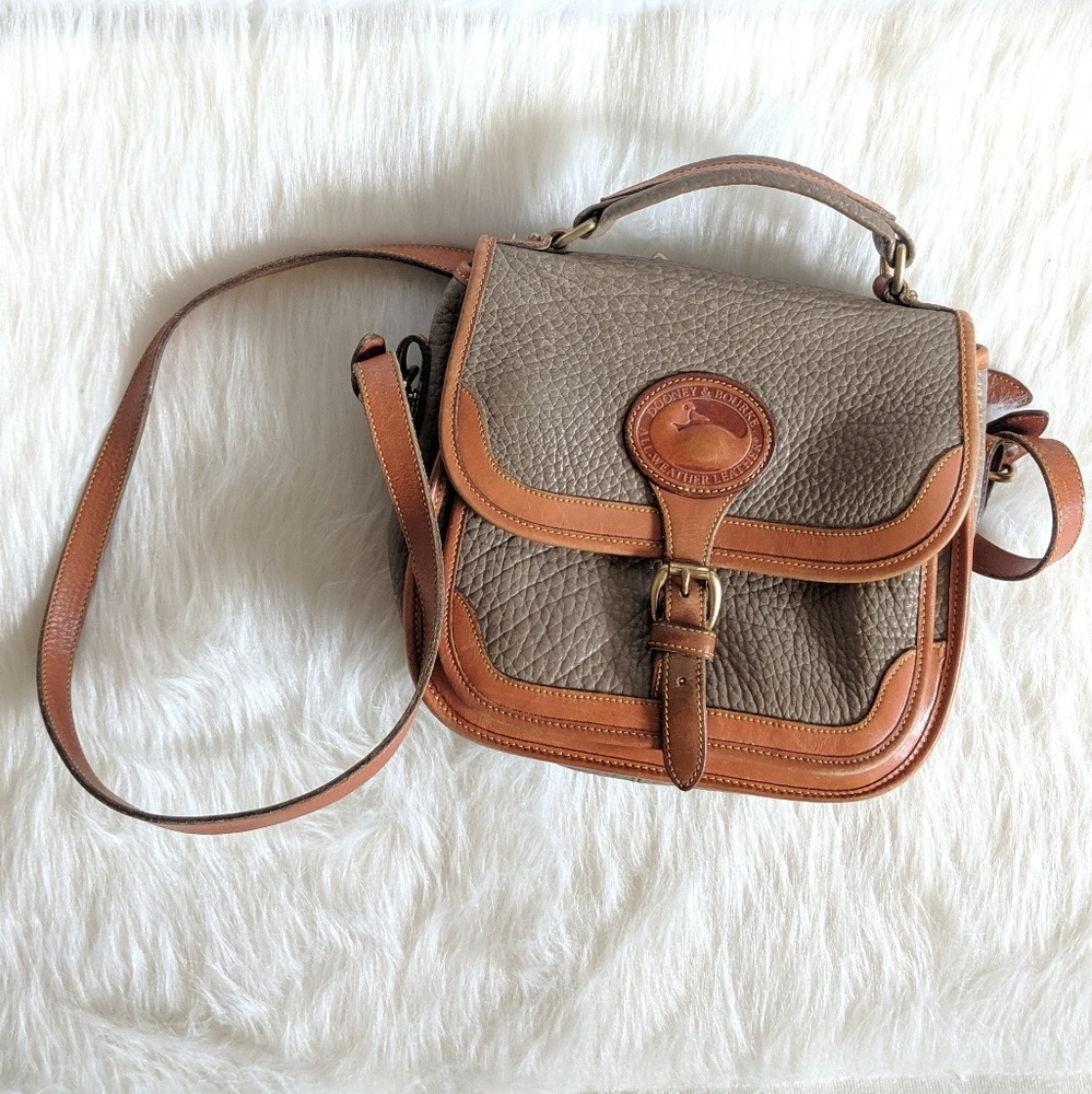 Vintage Dooney and Bourke Leather Crossbody Bag